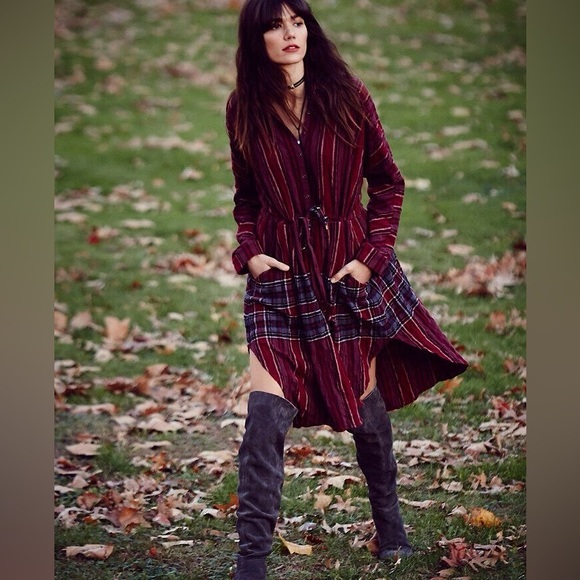 Free People Ray of Light Button Down Dress - Picture 3 of 7